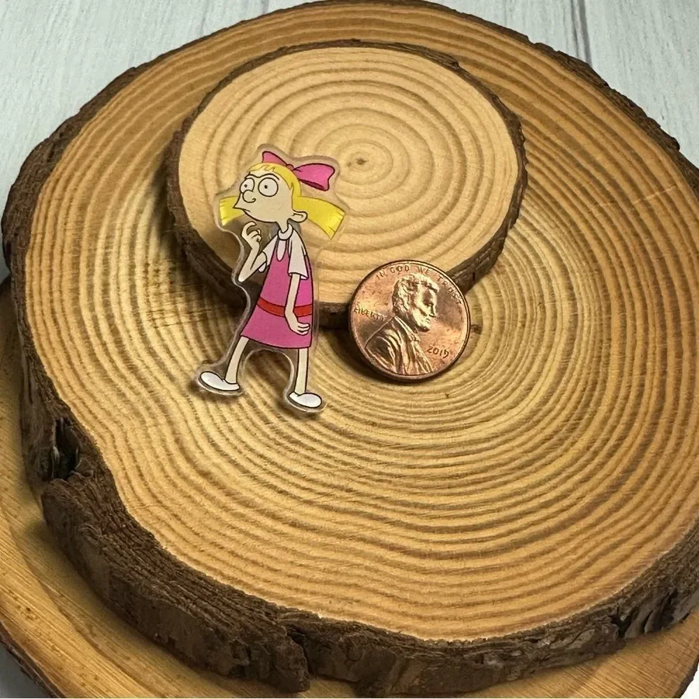 Helga Hey Arnold Acrylic Pin/ Brooch